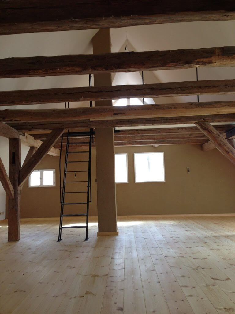 Dachboden vor Sanierung