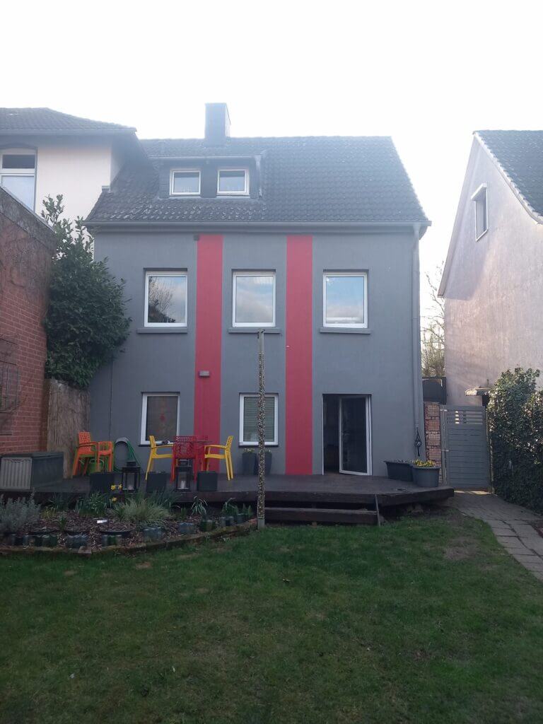 Wohnhaus nach Fassadenarbeiten