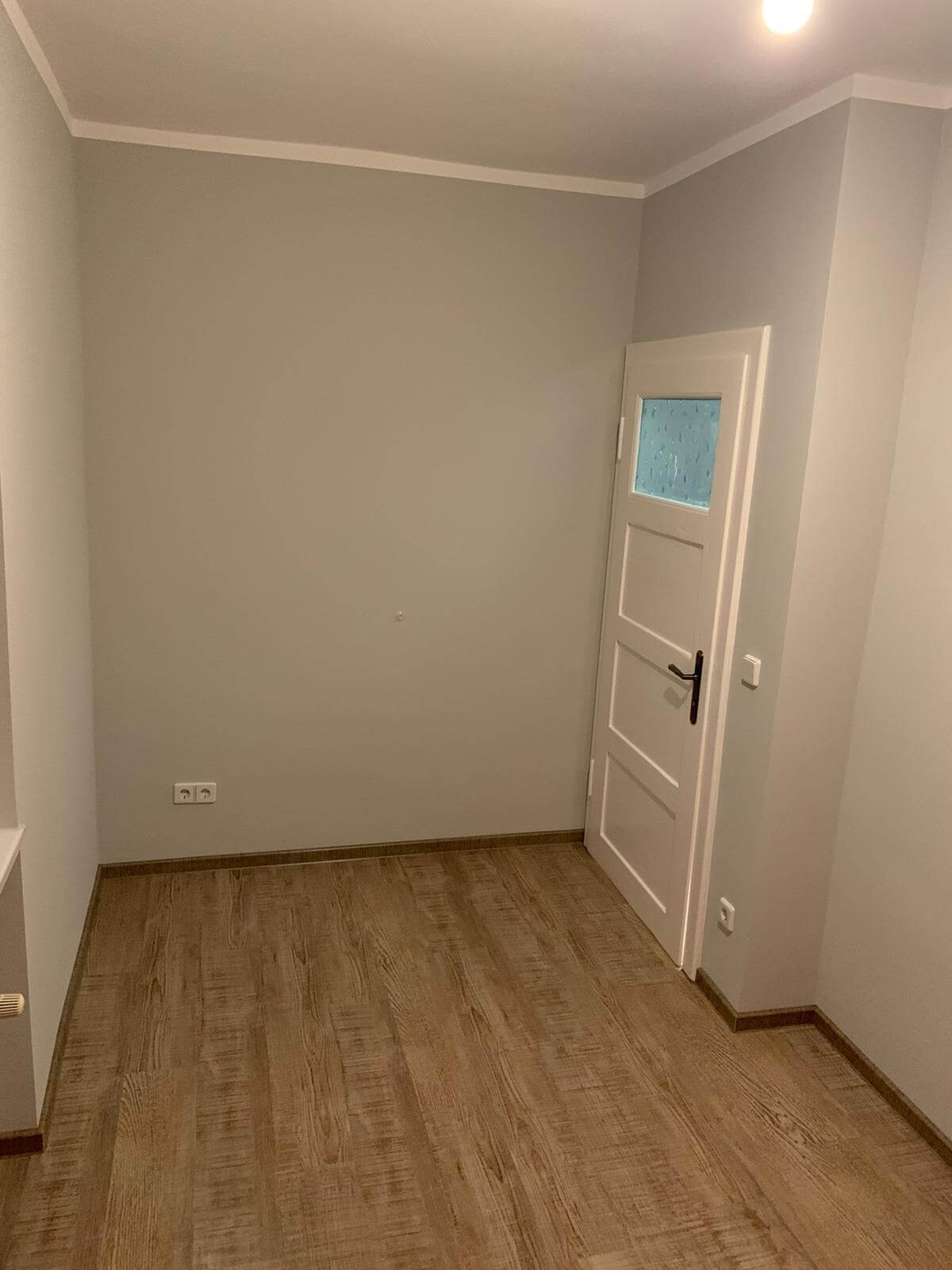 Sanierter Wohnraum nach Arbeiten