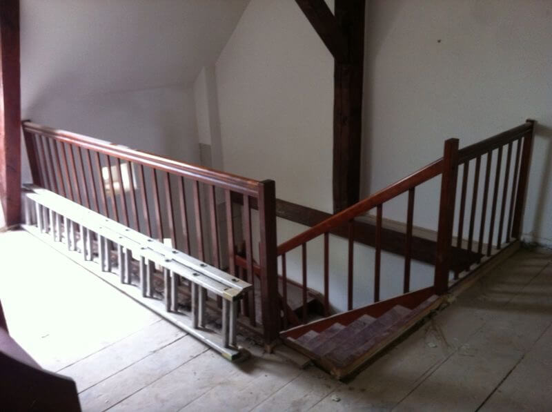 Rückbauarbeiten in einer alten Wohnung